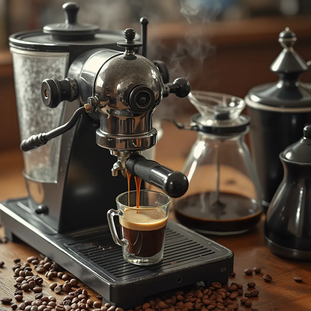 Customer enjoying coffee at home